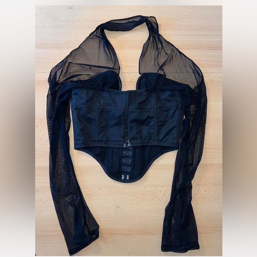 House of CB MINA Black Structured Corset - Picture 4 of 5